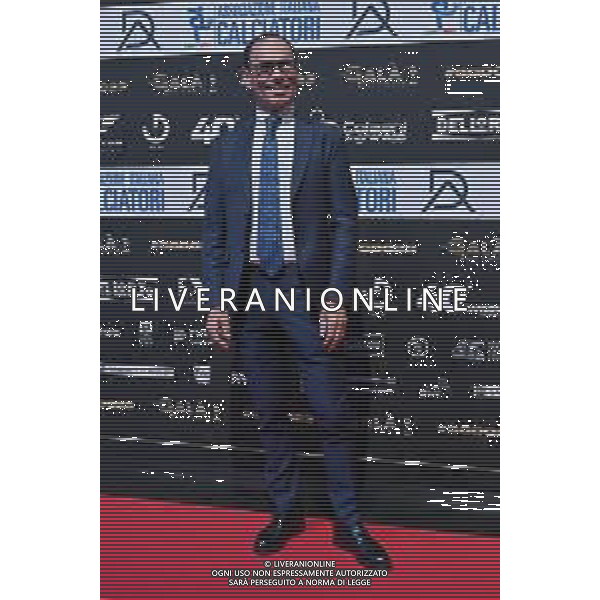 TVRG Gala Calcio 2023 nella foto Davide Cassani Milano 04-12-2023 Gran Gala del Calcio 2023, l\'appuntamento organizzato dall\'AIC Associazione Italiana Calciatori per premiare i protagonisti della stagione 2022-2023 foto Roberto Garavaglia/ag. Aldo Liverani sas