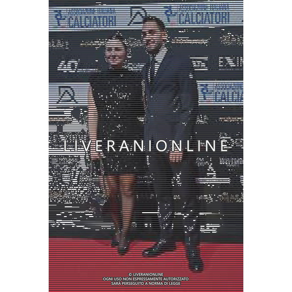 TVRG Gala Calcio 2023 nella foto Hakan Calhanoglu (Inter) con la compagna Milano 04-12-2023 Gran Gala del Calcio 2023, l\'appuntamento organizzato dall\'AIC Associazione Italiana Calciatori per premiare i protagonisti della stagione 2022-2023 foto Roberto Garavaglia/ag. Aldo Liverani sas