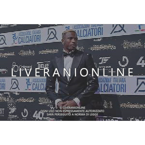 TVRG Gala Calcio 2023 nella foto Victor Osimhen (Napoli) Milano 04-12-2023 Gran Gala del Calcio 2023, l\'appuntamento organizzato dall\'AIC Associazione Italiana Calciatori per premiare i protagonisti della stagione 2022-2023 foto Roberto Garavaglia/ag. Aldo Liverani sas