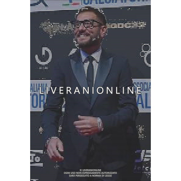 TVRG Gala Calcio 2023 nella foto Enrico Papi Milano 04-12-2023 Gran Gala del Calcio 2023, l\'appuntamento organizzato dall\'AIC Associazione Italiana Calciatori per premiare i protagonisti della stagione 2022-2023 foto Roberto Garavaglia/ag. Aldo Liverani sas