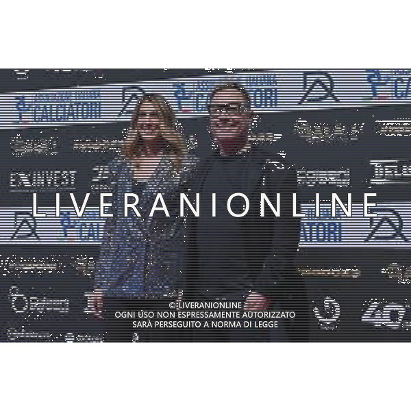TVRG Gala Calcio 2023 nella foto Rachele Sangiuliano e DJ Ringo Milano 04-12-2023 Gran Gala del Calcio 2023, l\'appuntamento organizzato dall\'AIC Associazione Italiana Calciatori per premiare i protagonisti della stagione 2022-2023 foto Roberto Garavaglia/ag. Aldo Liverani sas
