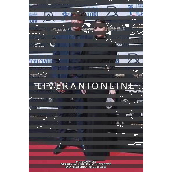 TVRG Gala Calcio 2023 nella foto Giovanni Fabbian (Bologna) con Rebecca Milano 04-12-2023 Gran Gala del Calcio 2023, l\'appuntamento organizzato dall\'AIC Associazione Italiana Calciatori per premiare i protagonisti della stagione 2022-2023 foto Roberto Garavaglia/ag. Aldo Liverani sas