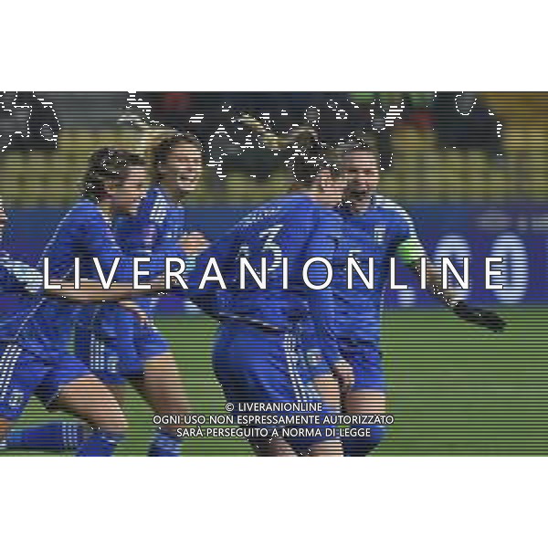 TVRG Italia vs Svizzera nella foto esultanza Italia dopo il gol del 2 a 0 Parma 05-12-2023 Stadio Ennio Tardini UEFA Nations League femminile - Lega A Gruppo A4 - 6a giornata foto Roberto Garavaglia/ag. Aldo Liverani sas/AGENZIA ALDO LIVERANI SAS