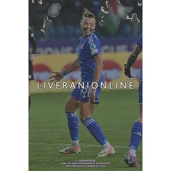TVRG Italia vs Svizzera nella foto Arianna Caruso (Italia) esulta dopo il gol del 3 a 0 Parma 05-12-2023 Stadio Ennio Tardini UEFA Nations League femminile - Lega A Gruppo A4 - 6a giornata foto Roberto Garavaglia/ag. Aldo Liverani sas/AGENZIA ALDO LIVERANI SAS