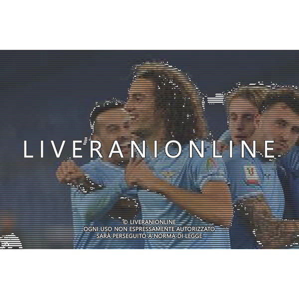 Lazio vs Genoa - Coppa Italia Frecciarossa - Ottavi di finale - Stadio Olimpico - Roma 05-12-2023 nella foto Esultanza Guendouzi ©Federico Gaetano/AGENZIA ALDO LIVERANI SAS
