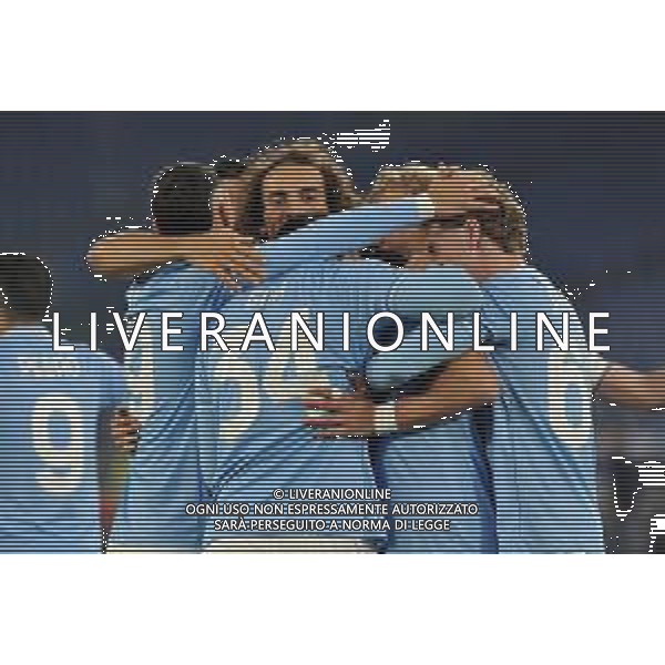 Lazio vs Genoa - Coppa Italia Frecciarossa - Ottavi di finale - Stadio Olimpico - Roma 05-12-2023 nella foto Esultanza Lazio ©Federico Gaetano/AGENZIA ALDO LIVERANI SAS