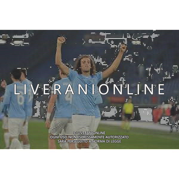 Lazio vs Genoa - Coppa Italia Frecciarossa - Ottavi di finale - Stadio Olimpico - Roma 05-12-2023 nella foto Esultanza Guendouzi ©Federico Gaetano/AGENZIA ALDO LIVERANI SAS