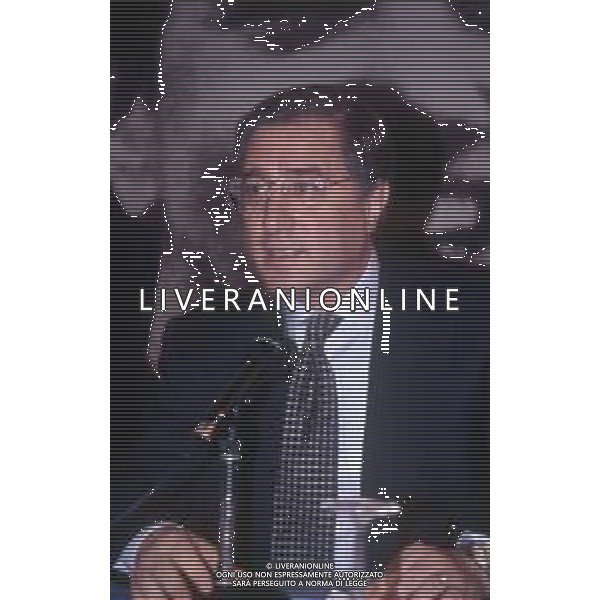 DIAP-RETROSPETTIVA MARCELLO DELL\'UTRI POLICO E DIRIGENTE D\'AZIENDA NELLA FOTO MARCELLO DELL\'UTRI A MILANO NELL\'ANNO 1994 AG ALDO LIVERANI SAS