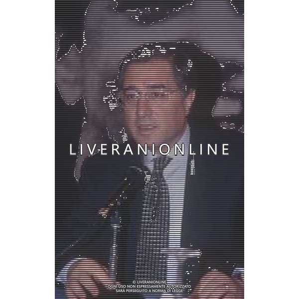 DIAP-RETROSPETTIVA MARCELLO DELL\'UTRI POLICO E DIRIGENTE D\'AZIENDA NELLA FOTO MARCELLO DELL\'UTRI A MILANO NELL\'ANNO 1994 AG ALDO LIVERANI SAS