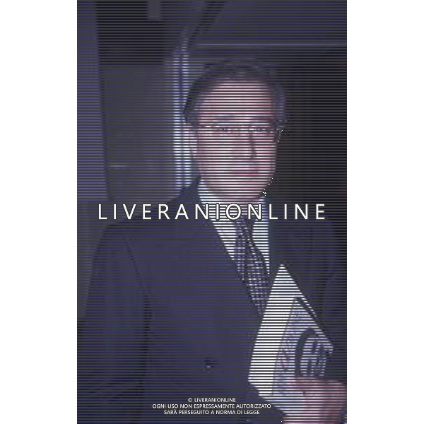DIAP-RETROSPETTIVA MARCELLO DELL\'UTRI POLICO E DIRIGENTE D\'AZIENDA NELLA FOTO MARCELLO DELL\'UTRI A MILANO NELL\'ANNO 1994 AG ALDO LIVERANI SAS