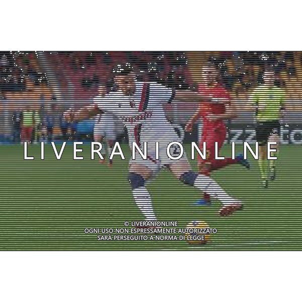 Charalampos Lykogiannis of Bologna FC during the Italian soccer Serie A match US Lecce vs Bologna FC on December 3, 2023 at Via del Mare Stadium in Lecce, Italy. Photo by Emmanuele Mastrodonato/ag. Aldo Liverani sas