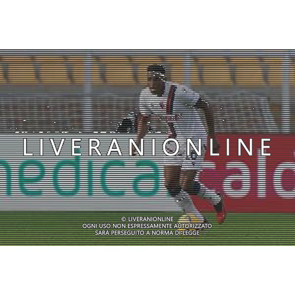 Jhon Lucumi of Bologna FC during the Italian soccer Serie A match US Lecce vs Bologna FC on December 3, 2023 at Via del Mare Stadium in Lecce, Italy. Photo by Emmanuele Mastrodonato/ag. Aldo Liverani sas