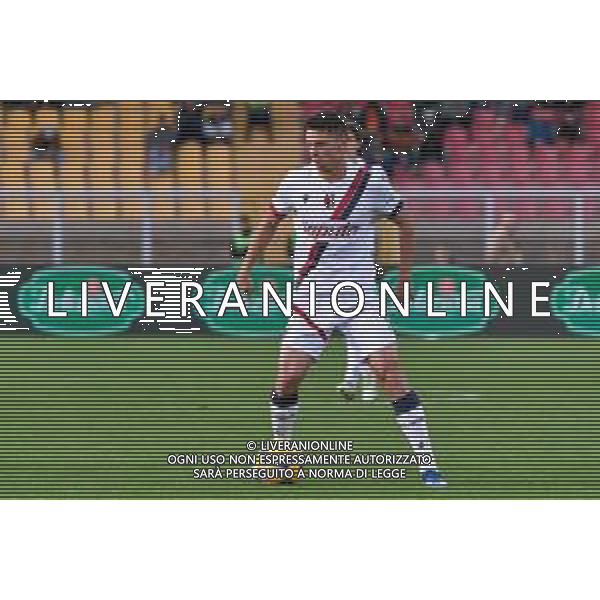 Nikola Moro of Bologna FC during the Italian soccer Serie A match US Lecce vs Bologna FC on December 3, 2023 at Via del Mare Stadium in Lecce, Italy. Photo by Emmanuele Mastrodonato/ag. Aldo Liverani sas