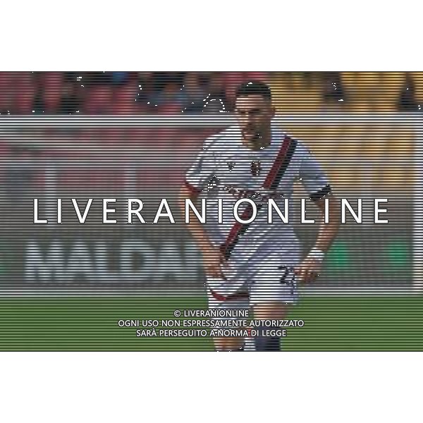 Charalampos Lykogiannis of Bologna FC during the Italian soccer Serie A match US Lecce vs Bologna FC on December 3, 2023 at Via del Mare Stadium in Lecce, Italy. Photo by Emmanuele Mastrodonato/ag. Aldo Liverani sas