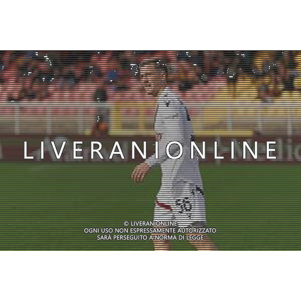 Alexis Saelemaekers of Bologna FC during the Italian soccer Serie A match US Lecce vs Bologna FC on December 3, 2023 at Via del Mare Stadium in Lecce, Italy. Photo by Emmanuele Mastrodonato/ag. Aldo Liverani sas