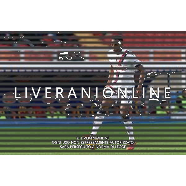 Jhon Lucumi of Bologna FC during the Italian soccer Serie A match US Lecce vs Bologna FC on December 3, 2023 at Via del Mare Stadium in Lecce, Italy. Photo by Emmanuele Mastrodonato/ag. Aldo Liverani sas