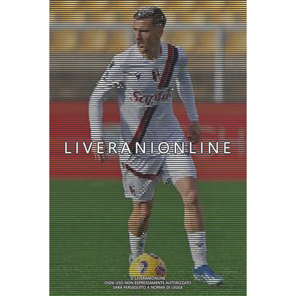 Alexis Saelemaekers of Bologna FC during the Italian soccer Serie A match US Lecce vs Bologna FC on December 3, 2023 at Via del Mare Stadium in Lecce, Italy. Photo by Emmanuele Mastrodonato/ag. Aldo Liverani sas