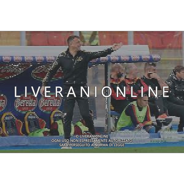 coach Roberto D’Aversa of US Lecce during the Italian soccer Serie A match US Lecce vs Bologna FC on December 3, 2023 at Via del Mare Stadium in Lecce, Italy. Photo by Emmanuele Mastrodonato/ag. Aldo Liverani sas