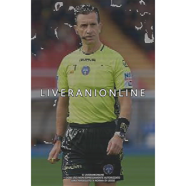 the referee Daniele Doveri of Roma during the Italian soccer Serie A match US Lecce vs Bologna FC on December 3, 2023 at Via del Mare Stadium in Lecce, Italy. Photo by Emmanuele Mastrodonato/ag. Aldo Liverani sas