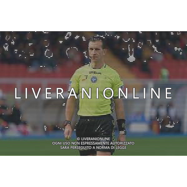 the referee Daniele Doveri of Roma during the Italian soccer Serie A match US Lecce vs Bologna FC on December 3, 2023 at Via del Mare Stadium in Lecce, Italy. Photo by Emmanuele Mastrodonato/ag. Aldo Liverani sas