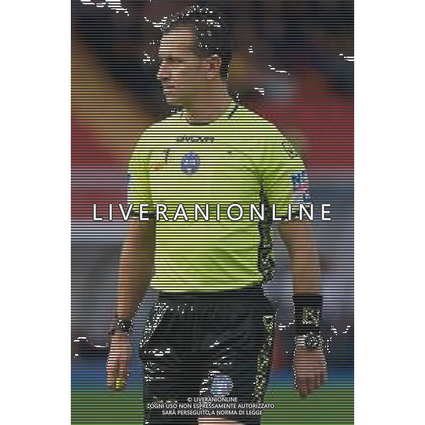 the referee Daniele Doveri of Roma during the Italian soccer Serie A match US Lecce vs Bologna FC on December 3, 2023 at Via del Mare Stadium in Lecce, Italy. Photo by Emmanuele Mastrodonato/ag. Aldo Liverani sas