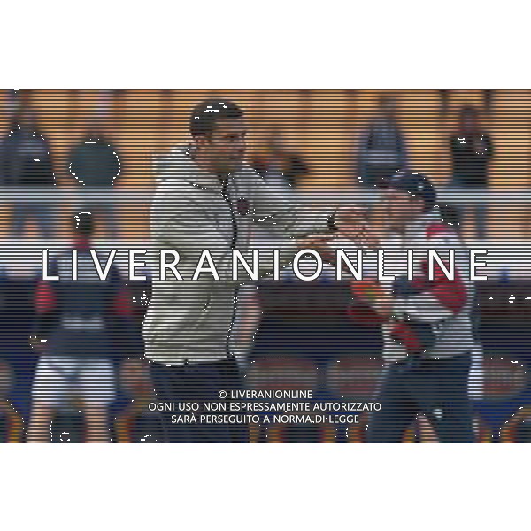 coach Thiago Motta of Bologna FC during the Italian soccer Serie A match US Lecce vs Bologna FC on December 3, 2023 at Via del Mare Stadium in Lecce, Italy. Photo by Emmanuele Mastrodonato/ag. Aldo Liverani sas