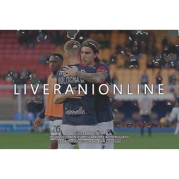 Riccardo Calafiori of Bologna FC during the Italian soccer Serie A match US Lecce vs Bologna FC on December 3, 2023 at Via del Mare Stadium in Lecce, Italy. Photo by Emmanuele Mastrodonato/ag. Aldo Liverani sas