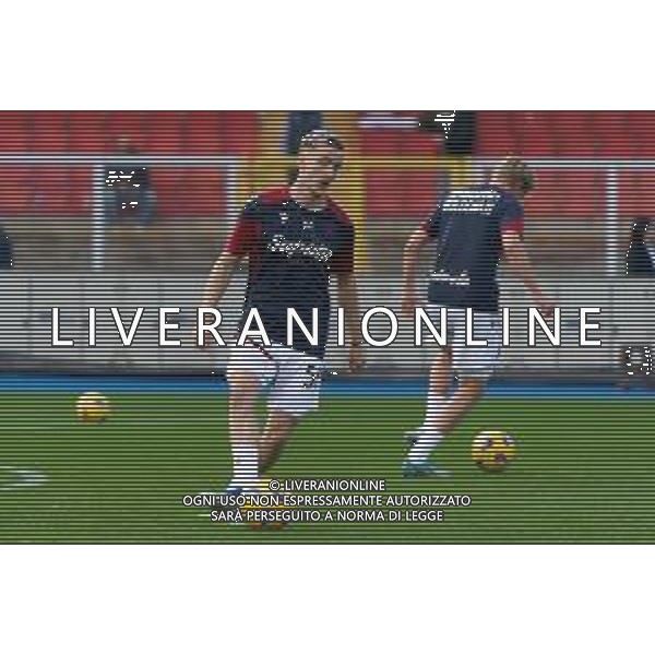 Alexis Saelemaekers of Bologna FC during the Italian soccer Serie A match US Lecce vs Bologna FC on December 3, 2023 at Via del Mare Stadium in Lecce, Italy. Photo by Emmanuele Mastrodonato/ag. Aldo Liverani sas