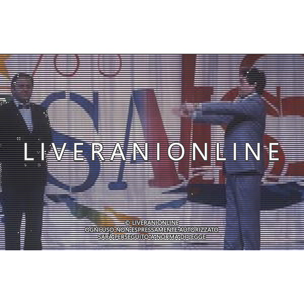 DIAP-RETROSPETTIVA MASSIMO BOLDI ATTORE NELLA FOTO MASSIMO BOLDI NELL\'ANNO 1984 NELLA TRASMISSIONE TELEVISIVA “RISATISSIMA“CON RENATO POZZETTO AG ALDO LIVERANI SAS  