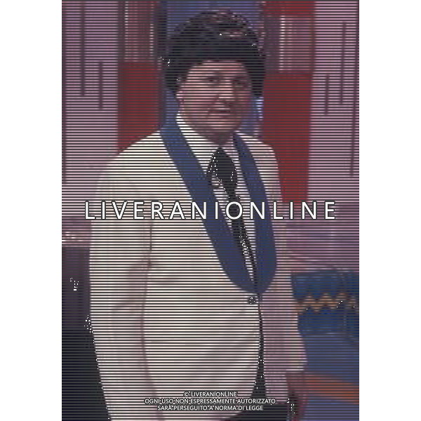 DIAP-RETROSPETTIVA MASSIMO BOLDI ATTORE NELLA FOTO MASSIMO BOLDI NELL\'ANNO 1984 NELLA TRASMISSIONE TELEVISIVA “RISATISSIMA“ AG ALDO LIVERANI SAS  