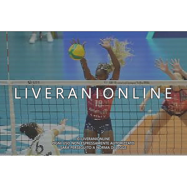 TVRG Allianz Vero Volley Milano vs Volley Mulhouse Alsace nella foto muro vincente di Paola Egonu (Vero Volley Milano) Monza 05-12-2023 Arena di Monza CEV Champions League femminile Gruppo A - 4a giornata foto Roberto Garavaglia/ag. Aldo Liverani sas