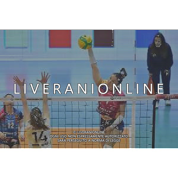 TVRG Allianz Vero Volley Milano vs Volley Mulhouse Alsace nella foto Helena Cazaute (Vero Volley Milano) Monza 05-12-2023 Arena di Monza CEV Champions League femminile Gruppo A - 4a giornata foto Roberto Garavaglia/ag. Aldo Liverani sas