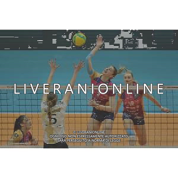 TVRG Allianz Vero Volley Milano vs Volley Mulhouse Alsace nella foto Laura Heyrman (Vero Volley Milano) Monza 05-12-2023 Arena di Monza CEV Champions League femminile Gruppo A - 4a giornata foto Roberto Garavaglia/ag. Aldo Liverani sas