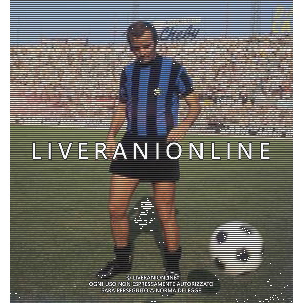 RETROSPETTIVA ANNI \'60 INTERNAZIONALE CALCIO NELLA FOTO MARIO CORSO CALCIATORE ARCHIVIO AGENZIA ALDO LIVERANI SAS
