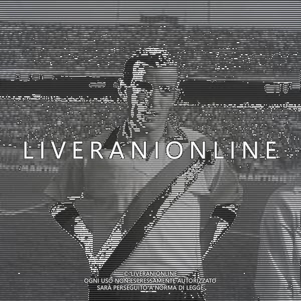 1962-1963 RETROSPETTIVA MARIO CORSO CALCIATORE NELLA FOTO MARIO CORSO CON LA MAGLIA DELL\'INTER AG ALDO LIVERANI SAS