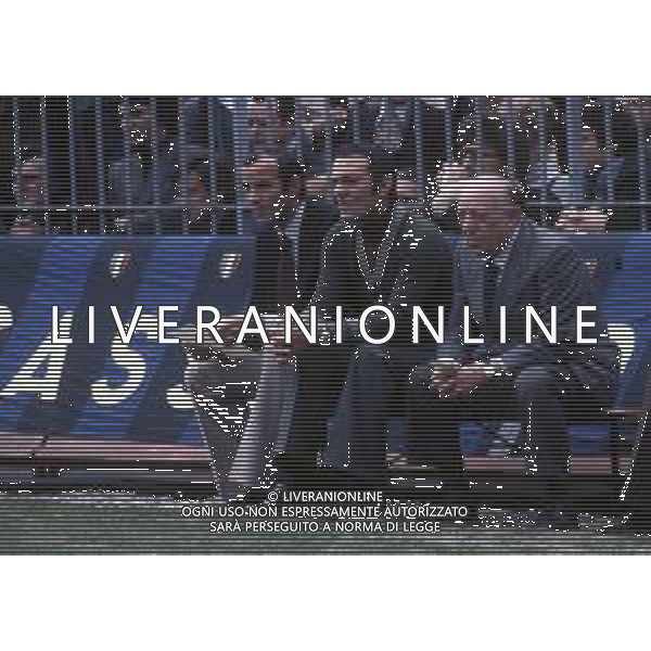 COL-RETROSPETTIVA MARIO CORSO CALCIATORE NELLA FOTO MARIO CORSO CON FRANCO MANNI AG ALDO LIVERANI SAS