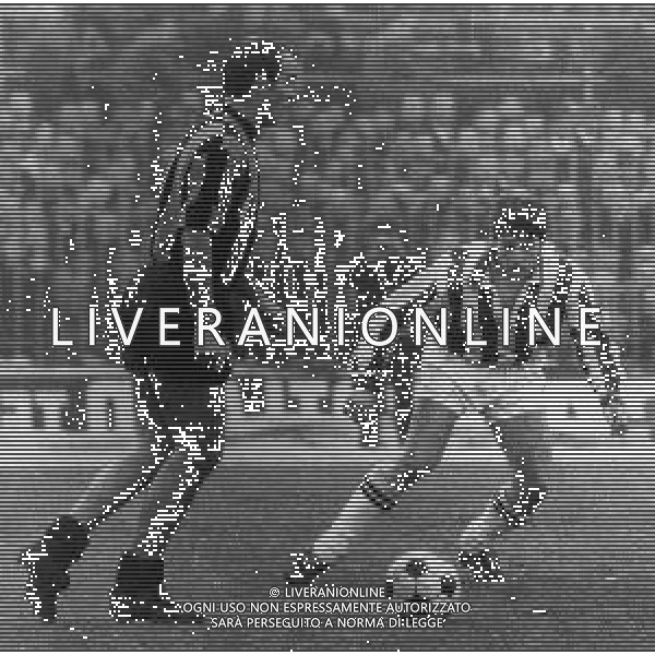 INTER CALCIO ARCHIVIO GIOVANNI LIVERANI NELLA FOTO MARIO CORSO AGENZIA ALDO LIVERANI