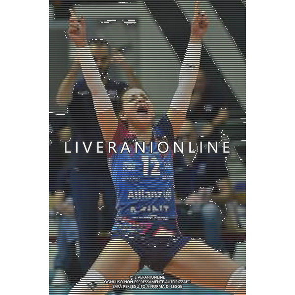 TVRG Allianz Vero Volley Milano vs Volley Mulhouse Alsace nella foto Teodora Pusic (Vero Volley Milano) Monza 05-12-2023 Arena di Monza CEV Champions League femminile Gruppo A - 4a giornata foto Roberto Garavaglia/ag. Aldo Liverani sas/AGENZIA ALDO LIVERANI SAS