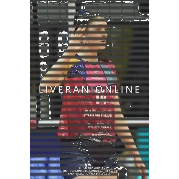 TVRG Allianz Vero Volley Milano vs Volley Mulhouse Alsace nella foto Dana Lynn Rettke (Vero Volley Milano) Monza 05-12-2023 Arena di Monza CEV Champions League femminile Gruppo A - 4a giornata foto Roberto Garavaglia/ag. Aldo Liverani sas/AGENZIA ALDO LIVERANI SAS