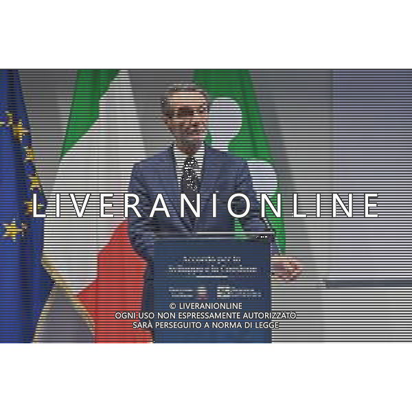 TVRG Accordo Governo Regione nella foto Attilio Fontana presidente Regione Lombardia Rho (MI) 07-12-2023 Cerimonia di sottoscrizione dell\'accordo per lo Sviluppo e la Coesione tra il Governo Italiano e la Regione Lombardia da parte del Presidente del Consiglio dei Ministri Giorgia Meloni e del Presidente della Regione Lombardia Attilio Fontana foto Roberto Garavaglia/ag. Aldo Liverani sas