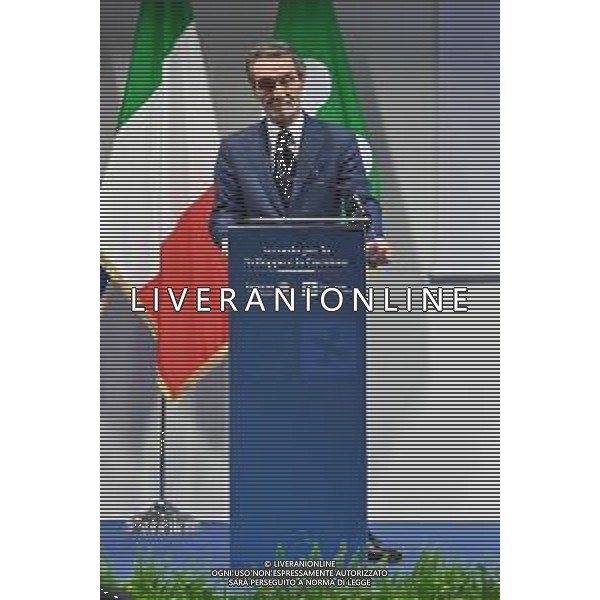 TVRG Accordo Governo Regione nella foto Attilio Fontana presidente Regione Lombardia Rho (MI) 07-12-2023 Cerimonia di sottoscrizione dell\'accordo per lo Sviluppo e la Coesione tra il Governo Italiano e la Regione Lombardia da parte del Presidente del Consiglio dei Ministri Giorgia Meloni e del Presidente della Regione Lombardia Attilio Fontana foto Roberto Garavaglia/ag. Aldo Liverani sas