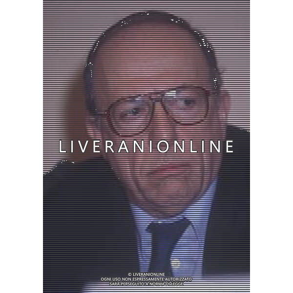 DIAP-RETROSPETTIVA FEDELE CONFALONIERI DIRIGENTE D\'AZIENDA NELLA FOTO FEDELE CONFALONIERI A MILANO NELL\'ANNO 1994 AG ALDO LIVERANI SAS  