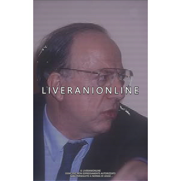 DIAP-RETROSPETTIVA FEDELE CONFALONIERI DIRIGENTE D\'AZIENDA NELLA FOTO FEDELE CONFALONIERI A MILANO NELL\'ANNO 1994 AG ALDO LIVERANI SAS  