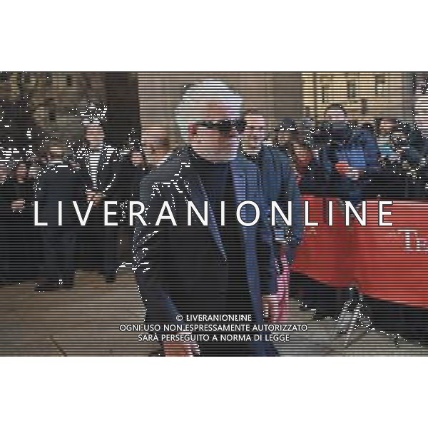 TVRG Prima alla Scala nella foto Pedro Almodovar Milano 07-12-2023 Arrivo delle personalita\' per assistere alla prima del Teatro alla Scala foto Roberto Garavaglia/ag. Aldo Liverani sas