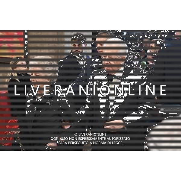 TVRG Prima alla Scala nella foto Mario Monti Milano 07-12-2023 Arrivo delle personalita\' per assistere alla prima del Teatro alla Scala foto Roberto Garavaglia/ag. Aldo Liverani sas