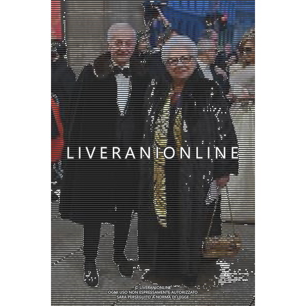 TVRG Prima alla Scala nella foto Livia Pomodoro Milano 07-12-2023 Arrivo delle personalita\' per assistere alla prima del Teatro alla Scala foto Roberto Garavaglia/ag. Aldo Liverani sas