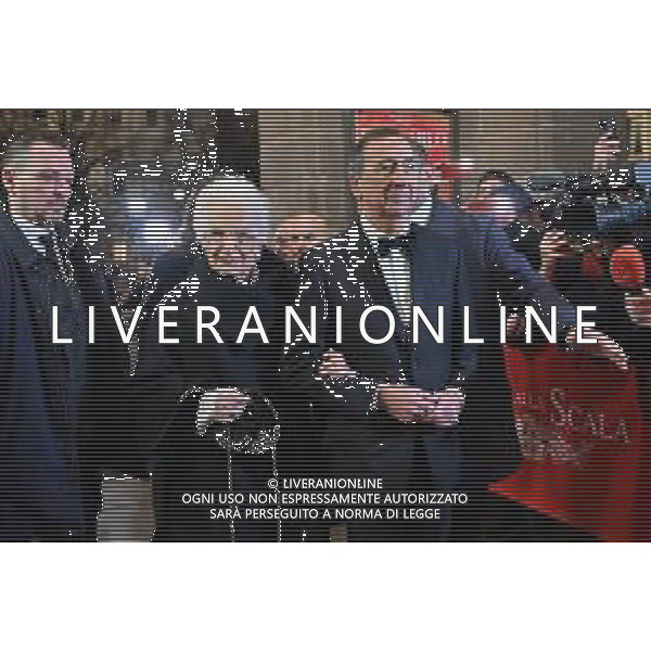 TVRG Prima alla Scala nella foto Liliana Segre con Giuseppe Sala sindaco di Milano Milano 07-12-2023 Arrivo delle personalita\' per assistere alla prima del Teatro alla Scala foto Roberto Garavaglia/ag. Aldo Liverani sas