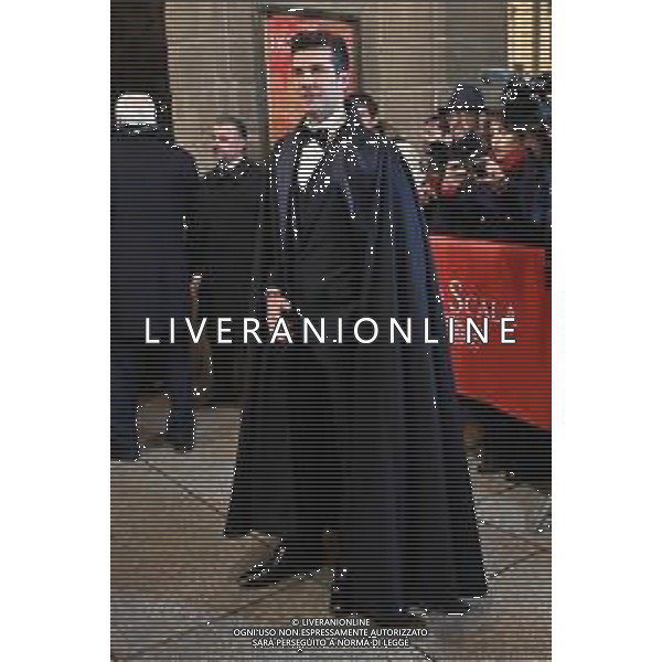 TVRG Prima alla Scala nella foto Roberto Bolle Milano 07-12-2023 Arrivo delle personalita\' per assistere alla prima del Teatro alla Scala foto Roberto Garavaglia/ag. Aldo Liverani sas