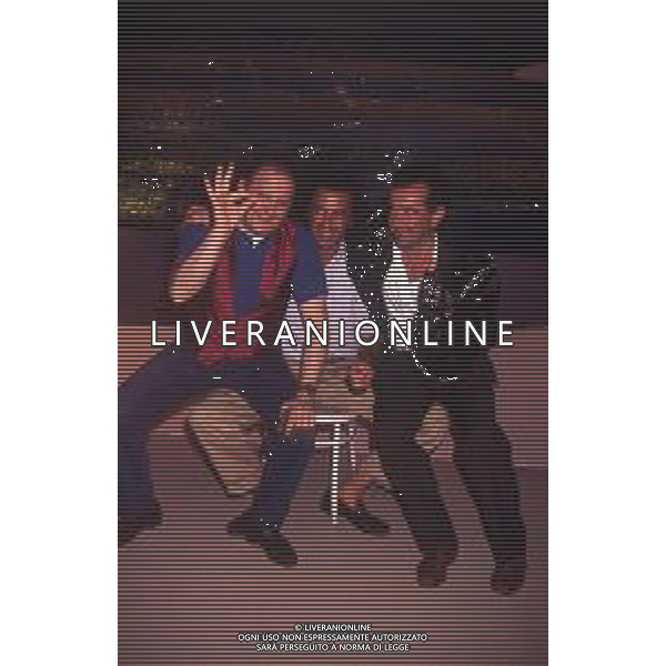 DIAP-RETROSPETTIVA MASSIMO BOLDI ATTORE NELLA FOTO MASSIMO BOLDI NELLA TRASMISSIONE TELEVISIVA “SAPORE DI MARE“ NELL\'ANNO 1991  AG ALDO LIVERANI SAS 