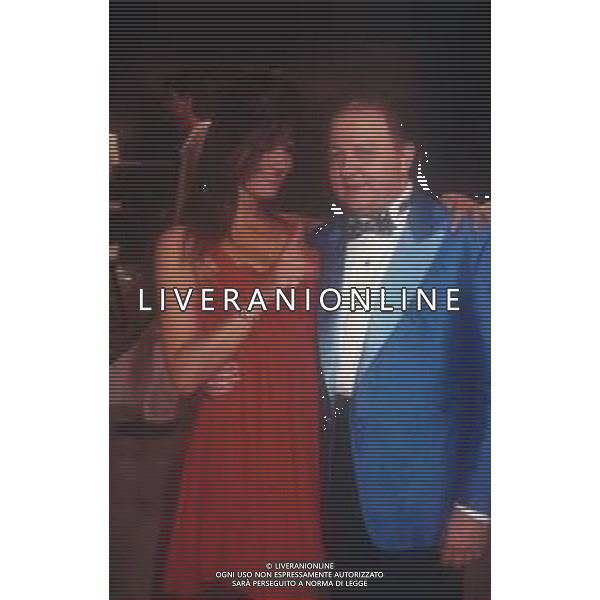 DIAP-RETROSPETTIVA MASSIMO BOLDI ATTORE NELLA FOTO MASSIMO BOLDI CON PAMELA PRATI NELL\'ANNO 1988 AG ALDO LIVERANI SAS 